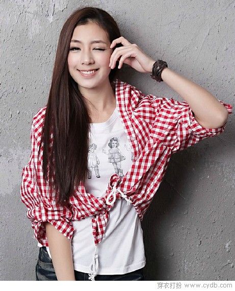 愛上清純學院派美搭